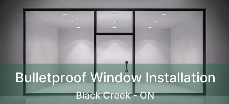  Bulletproof Window Installation Black Creek - ON