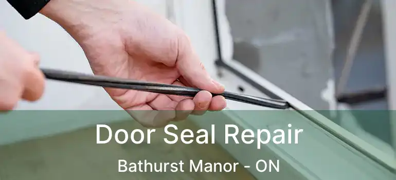  Door Seal Repair Bathurst Manor - ON