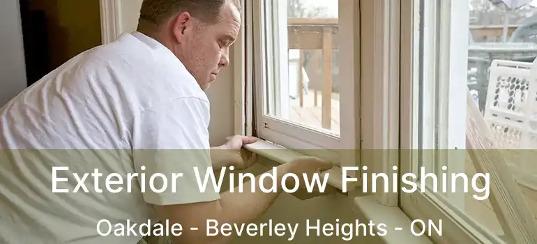  Exterior Window Finishing Oakdale - Beverley Heights - ON