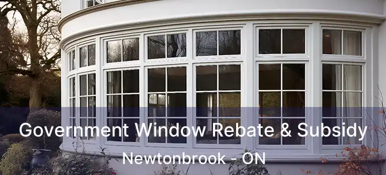  Government Window Rebate & Subsidy Newtonbrook - ON