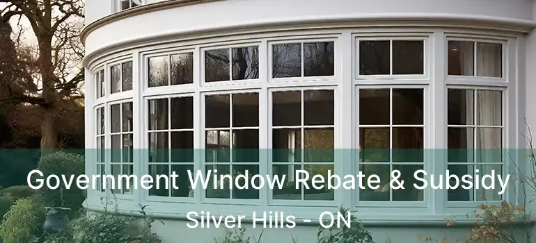  Government Window Rebate & Subsidy Silver Hills - ON