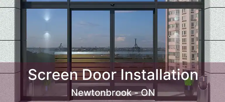  Screen Door Installation Newtonbrook - ON
