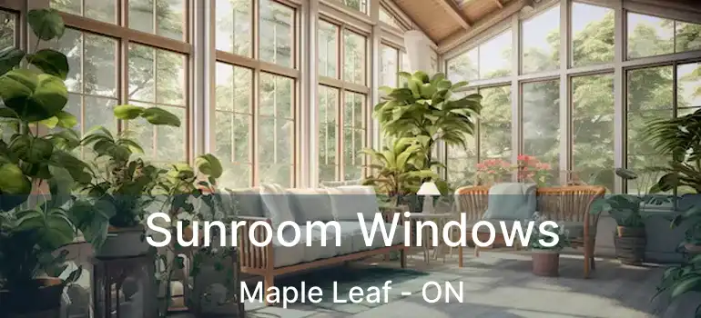  Sunroom Windows Maple Leaf - ON