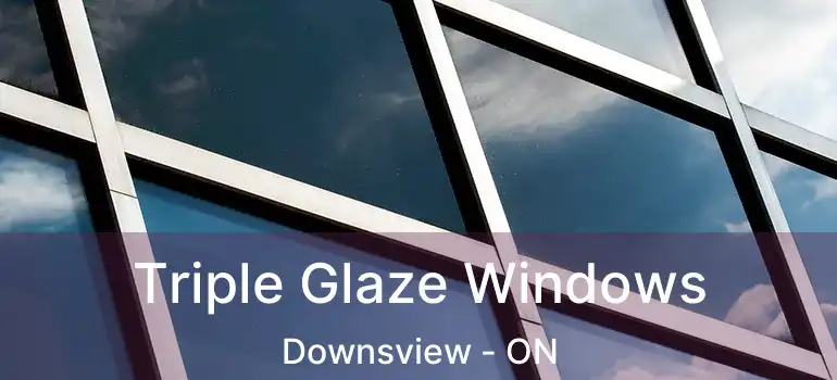  Triple Glaze Windows Downsview - ON