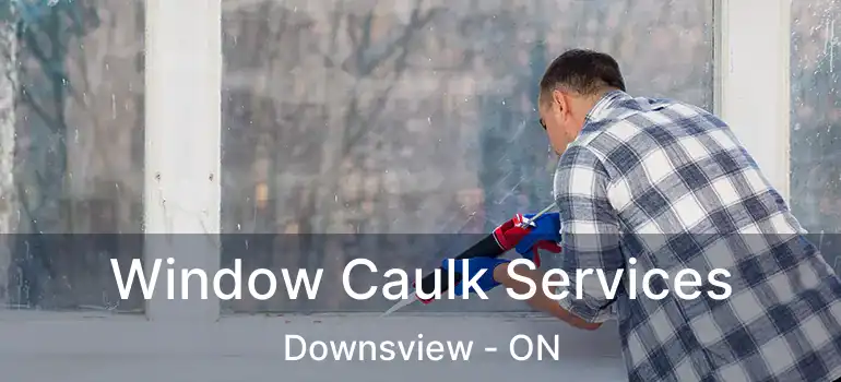 Window Caulk Services Downsview - ON