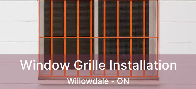  Window Grille Installation Willowdale - ON
